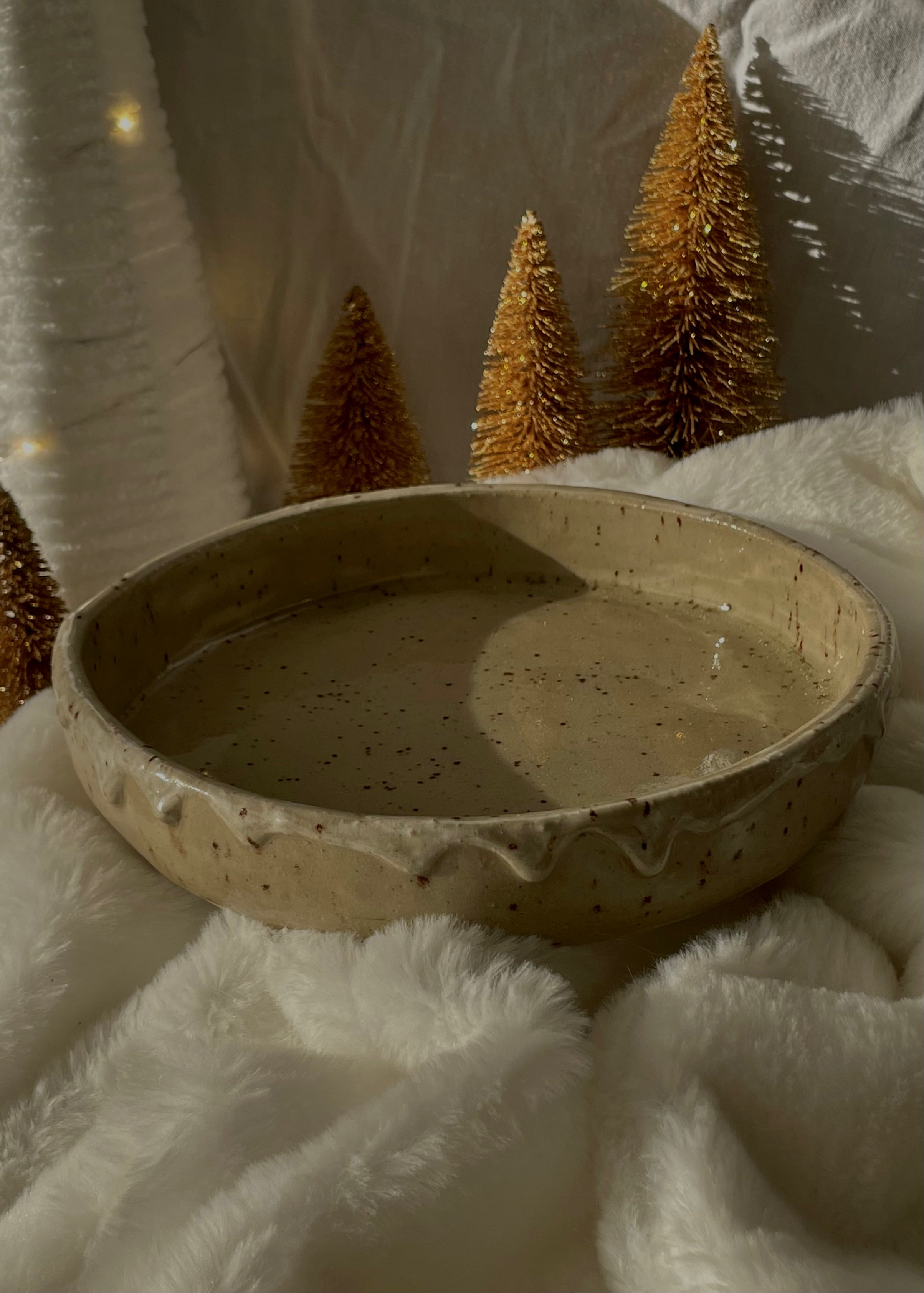 Assiette neige coulante