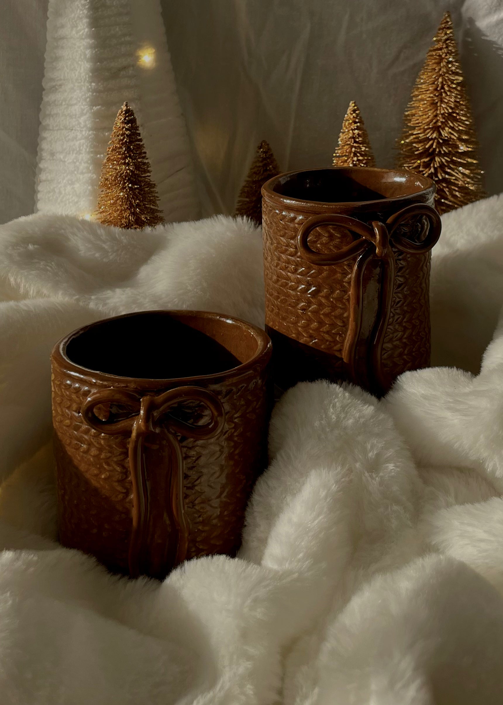Tumbler tricot de Noël