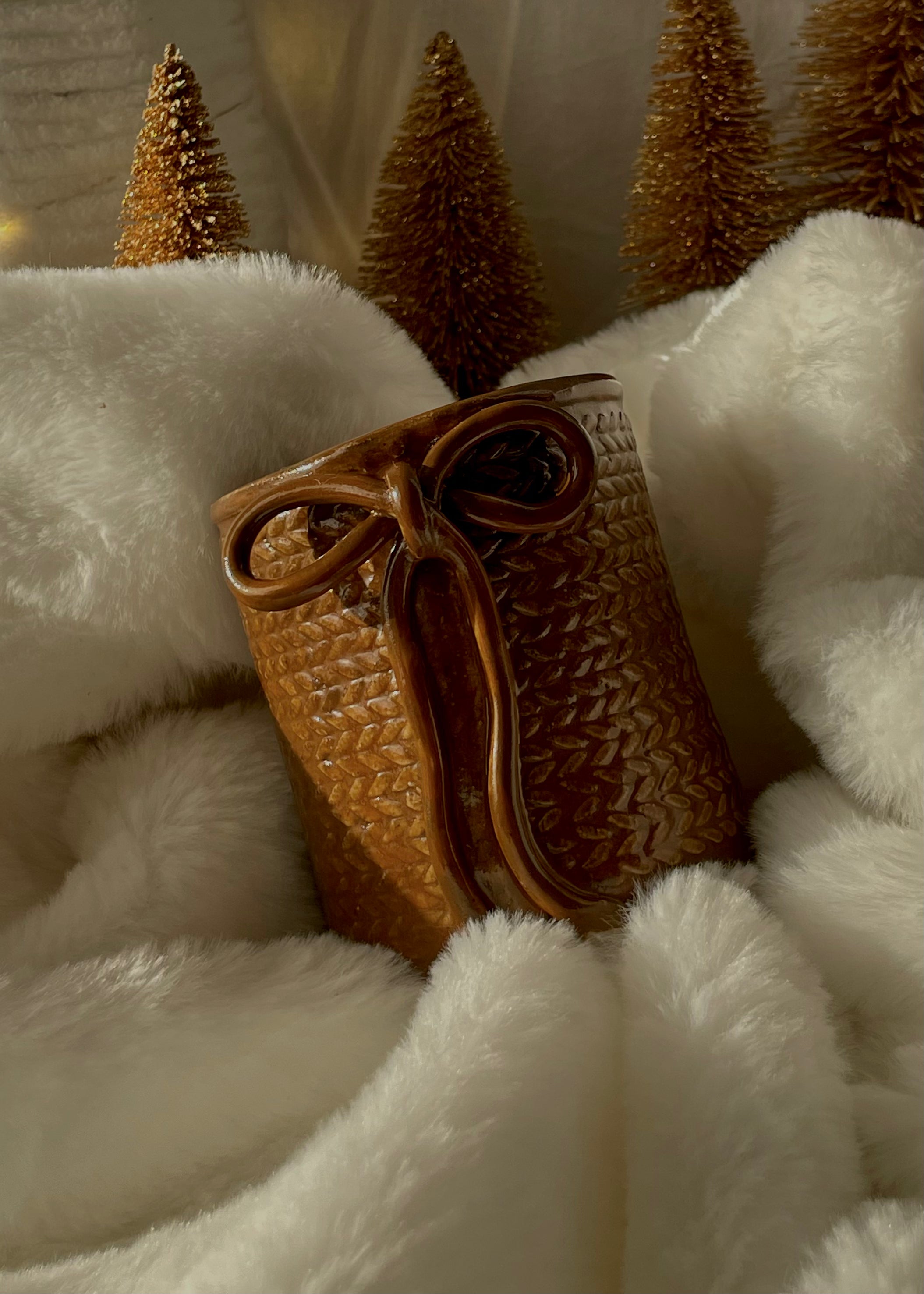 Tumbler tricot de Noël