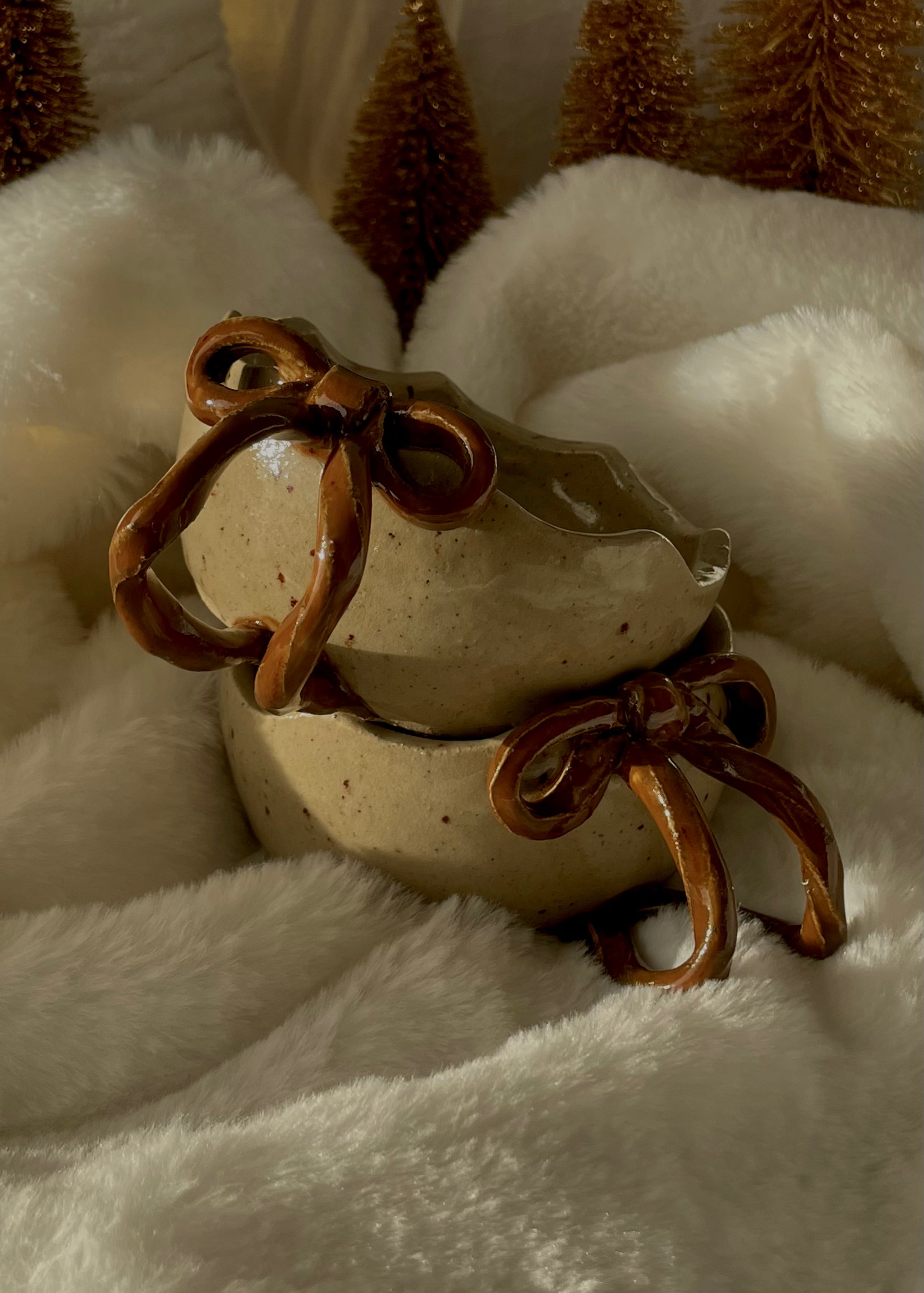 Tasse noeud de Noël